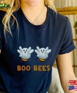 Boo Bees Shirt Cute Funny Halloween Gift For Women Spooky Season Ghost Tee T Shirt Classic 4