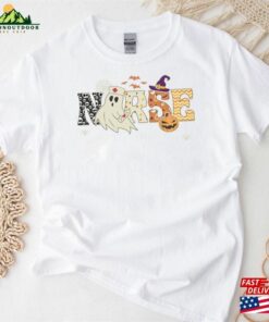 Boo Crew Shirt Ghost Nurse Funny Halloween Classic T Shirt 3