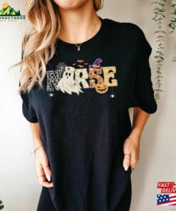 Boo Crew Shirt Ghost Nurse Funny Halloween Classic T Shirt 4