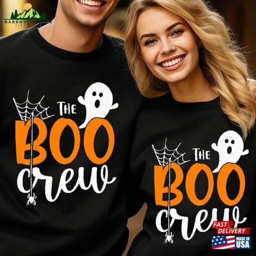 Boo Crew Sweatshirt Halloween Hoodie Unisex