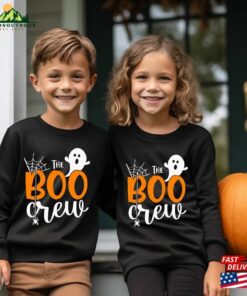 Boo Crew Sweatshirt Halloween Hoodie Unisex