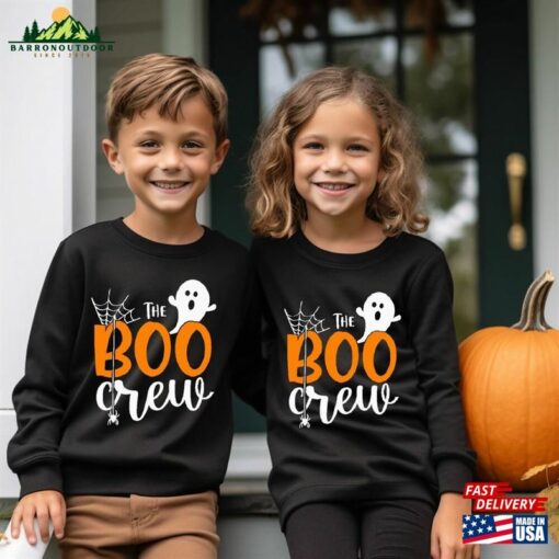 Boo Crew Sweatshirt Halloween Hoodie Unisex