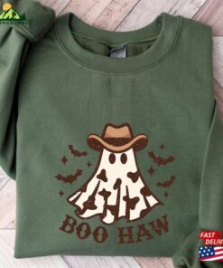 Boo Haw Ghost Sweatshirt Retro Halloween Shirt Country Cowgirl T-Shirt Classic
