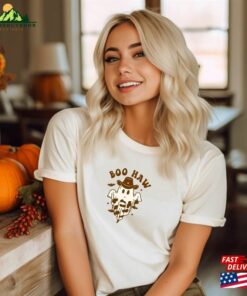 Boo Haw Shirt Funny Halloween Cute Scary Hoodie T Shirt 4