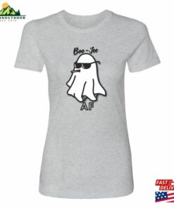 Boo Jee Af Grey Adult Novelty Halloween 2023 Short Sleeve Women’S Boyfriend T-Shirt Hoodie Sweatshirt