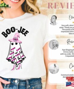 Boo Jee Shirt Cute Funny Halloween Ghost Hoodie Sweatshirt