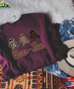 Boo Jee Shirt Cute Funny Halloween Sweater Ghost T Shirt Hoodie 4