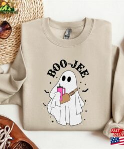 Boo Jee Shirt Cute Funny Halloween Sweater Ghost T Shirt Sweatshirt 3