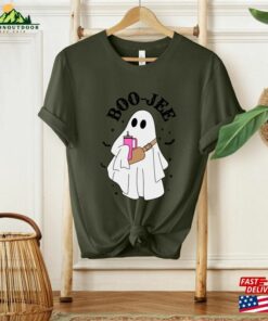 Boo Jee Shirt Cute Funny Halloween Sweater Ghost T Shirt Sweatshirt 4