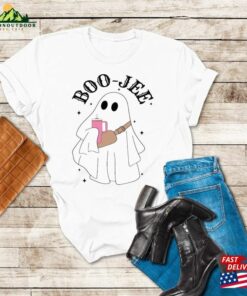 Boo Jee Shirt Halloween Ghost Sweatshirt Spooky Season T-Shirt Classic