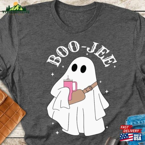 Boo Jee Shirt Halloween Ghost Sweatshirt Spooky Season T-Shirt Classic