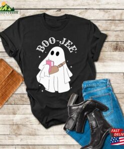 Boo Jee Shirt Halloween Ghost Sweatshirt Spooky Season T Shirt Classic 3