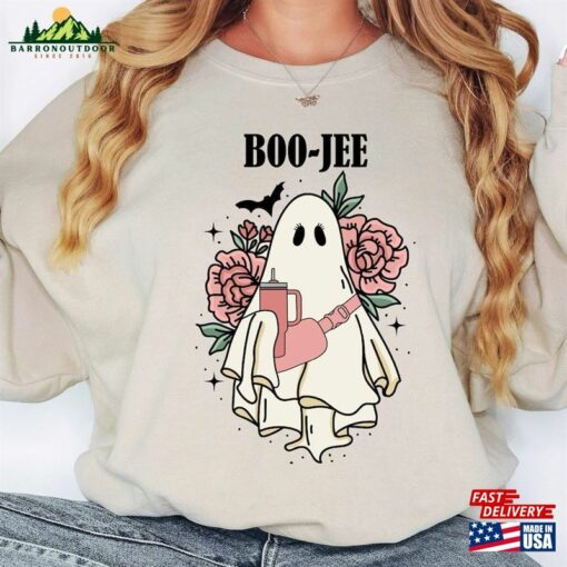 Boo Jee Shirt Halloween Ghost Sweatshirt T Hoodie T-Shirt