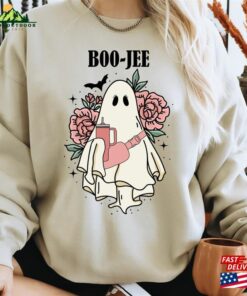 Boo Jee Shirt Spooky Ghost Sweater Halloween Sweatshirt Unisex Classic