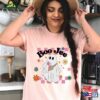 Boo Jee T-Shirt Cute Funny Halloween Sweater Ghost Tee Shirt Classic Hoodie