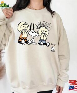Boo Scary Halloween Crewneck Sweatshirt Snoopy And Friends Trick Or Treat Dog T-Shirt Hoodie