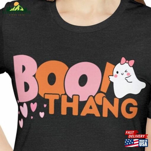 Boo Thang Shirt Female Ghost Halloween Costume Unisex T-Shirt