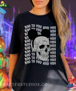 Boo To You Streetwear Shirt Mnsshp Party Tee Halloween Theme Park Fashion Hoodie T-Shirt