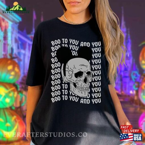 Boo To You Streetwear Shirt Mnsshp Party Tee Halloween Theme Park Fashion Hoodie T-Shirt