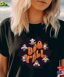 Boo Yall Western Ghost T Shirt Vintage Unisex 3
