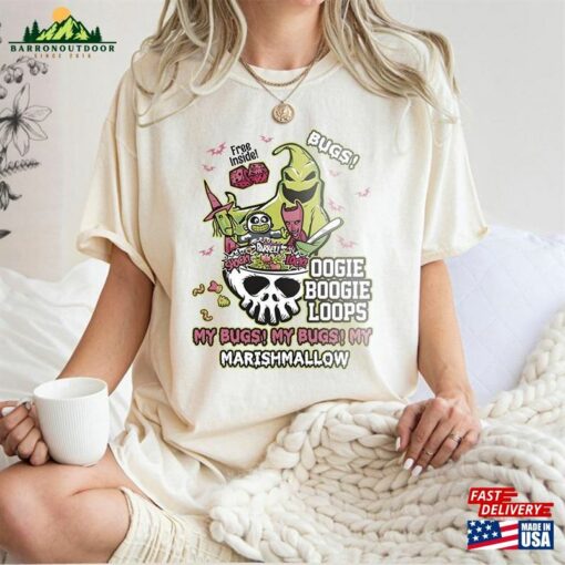 Boogieman Comfort Color T-Shirt Halloween Oogie Boogie 2023 Nightmare Before Christmas Shirt Disney Holiday Party Sweatshirt Unisex