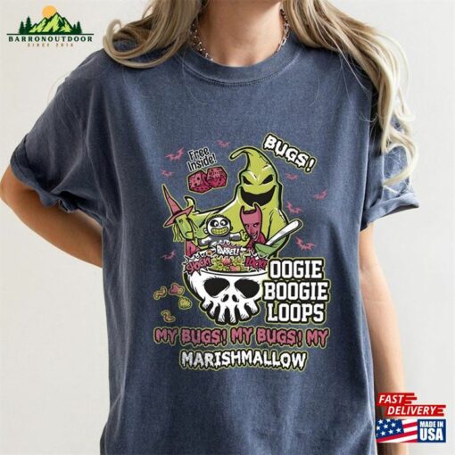 Boogieman Comfort Color T-Shirt Halloween Oogie Boogie 2023 Nightmare Before Christmas Shirt Disney Holiday Party Sweatshirt Unisex