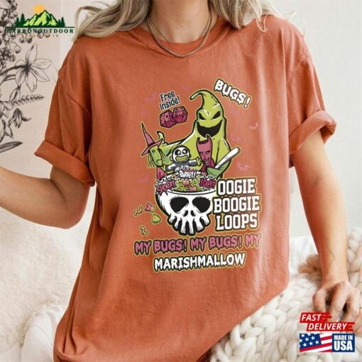 Boogieman Comfort Color T-Shirt Halloween Oogie Boogie 2023 Nightmare Before Christmas Shirt Disney Holiday Party Sweatshirt Unisex