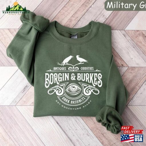 Borgin And Burkes Sweatshirt Wizarding Artefacts Wizard Sweater Classic Unisex