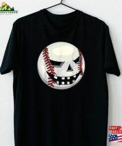 Boys Halloween Jack O Lantern Baseball Player Coach Pitcher T-Shirt Hoodie