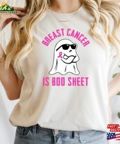 Breast Cancer Is Boo Sheet Shirt Halloween Warrior Tee Classic Unisex