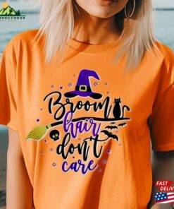 Broom Hair Funny Witch T Shirt Vintage Halloween Witchy Crewneck Sweatshirt Classic 3