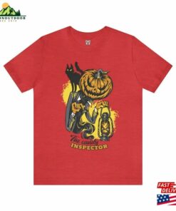 Candy Inspector Halloween Pumpkin Unisex Tee Trick Or Sweatshirt Classic