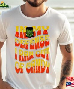 Candy Lover Halloween Funny T-Shirt Retro Colored Crewneck Unisex