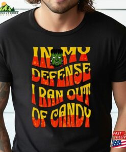 Candy Lover Halloween Funny T Shirt Retro Colored Crewneck Unisex 3
