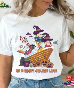 Captain Mickey And Friends Best Cruise Ever T-Shirt Line 25Th Silver Anniversary At Sea Tee Hoodie