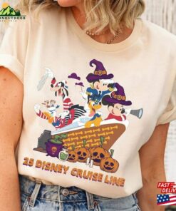 Captain Mickey And Friends Best Cruise Ever T-Shirt Line 25Th Silver Anniversary At Sea Tee Hoodie