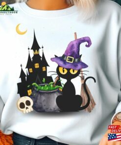 Cat Halloween Sweatshirt Witch Shirt Sweater Classic 3 Cat Halloween Sweatshirt Witch Shirt Sweater Classic 4