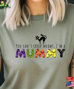 Cat Lover Mom Halloween Shirt Cute T-Shirt Vintage Sweatshirt Hoodie