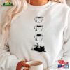 Cat Sweatshirt Ghost Shirt Black Unisex Classic