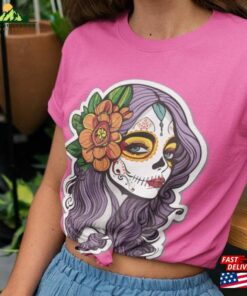 Catrina T-Shirt Dia De Muertos Shirt Mexican Tradition Sweatshirt Unisex