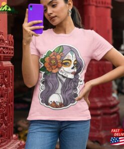 Catrina T Shirt Dia De Muertos Shirt Mexican Tradition Sweatshirt Unisex 3