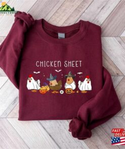 Chicken Halloween Shirt Ghost Chickens Tee Spooky Season Classic Sweatshirt 3 Chicken Halloween Shirt Ghost Chickens Tee Spooky Season Classic Sweatshirt 4