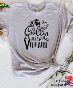 Chillin Like A Villain Shirt Halloween Outfit 2023 Shirts Hoodie Unisex 3