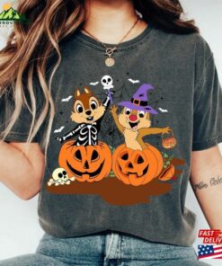 Chip N Dale Skeleton Double Trouble Disney Halloween Shirt Hoodie T Shirt 3