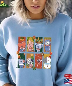 Christmas Bt21 Sweatshirt Bts Xmas Hoodie Bangtan Merch Classic Christmas Bt21 Sweatshirt Bts Xmas Hoodie Bangtan Merch Classic
