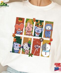 Christmas Bt21 Sweatshirt Bts Xmas Hoodie Bangtan Merch Classic
