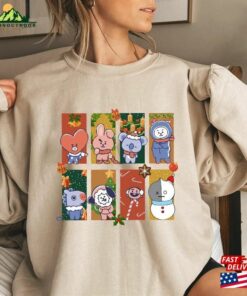Christmas Bt21 Sweatshirt Bts Xmas Hoodie Bangtan Merch Classic 4