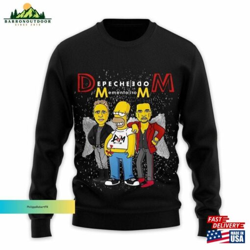 Christmas Depeche Mode Shirt 3D Memento Mori Tour Sweatshirt Unisex