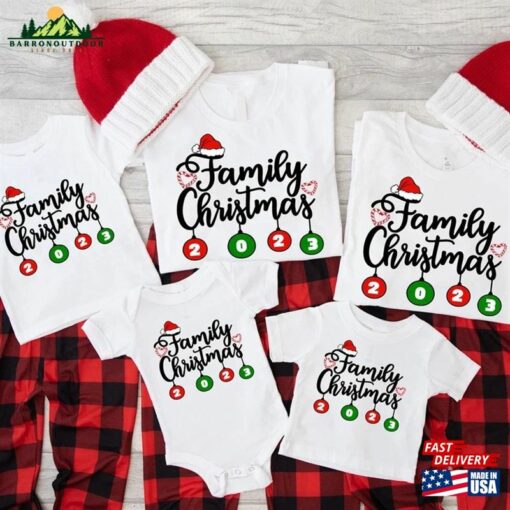 Christmas Family 2023 Shirt Holiday Matching Group Shirts Hoodie T-Shirt