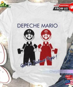 Christmas Gift Depeche Mario Get The Balance Right Shirt Mode 2023 Unisex Classic 3